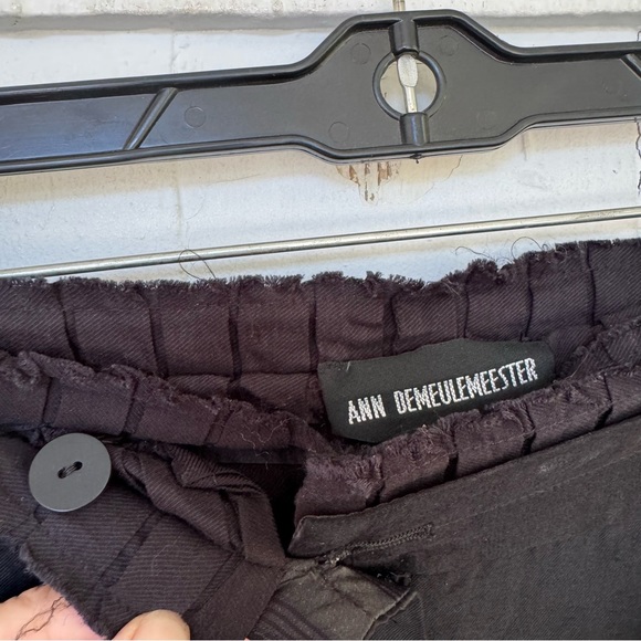 Ann Demeulemeester Side Panel Rope Tie Tuxedo Pants Black size EU34 US2 - Picture 4 of 9